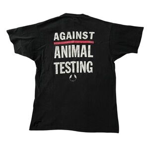 The Body Shop vintage Against Animal Testing single stitch t-shirt - XL